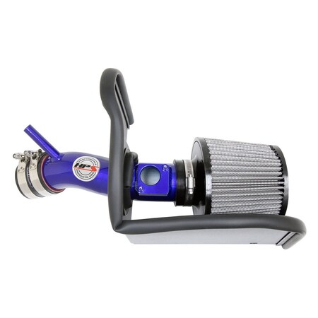 Hps Performance Air Intake Kit with Heat Shield, Blue, 827-708BL