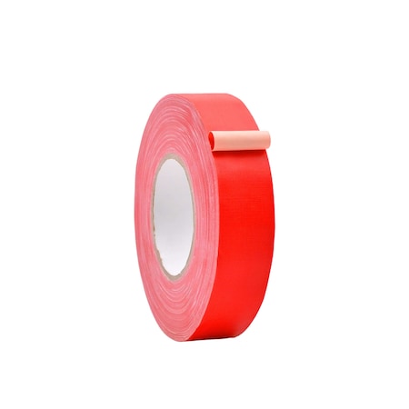 Wod Tape GTC12 Gaffer Tape Low Gloss Finish Film 1.5 in. X 60 ft. Red, 32PK WOD GTC12-01500-32-60-RED