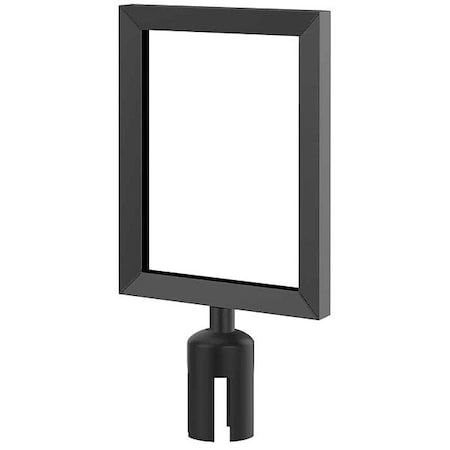 Visiontron Sign Frame Kit, Black, Steel, 11 in. H FRK811SB