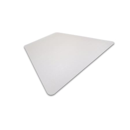 Floortex Ultimat Polycarbonate Corner Workstation Chair Mat for Hard Floor - 48" x 60" FR1215019TR