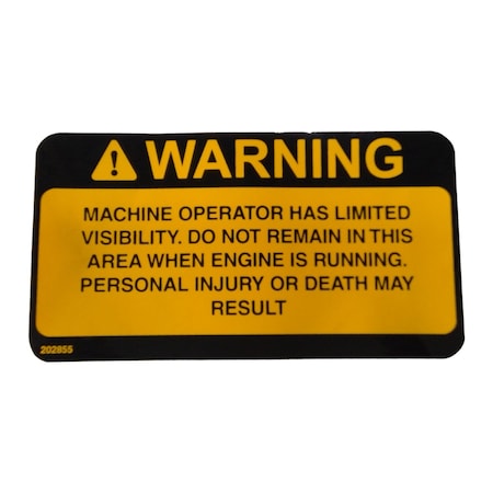 John Deere SAFETY SIGN, JOHN DEERE OEM AT254492 AT254492