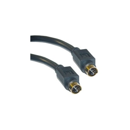 Cable Wholesale S-Video Cable, MiniDin4 Male, Gold-plated connector, 50 foot 10S2-01150G