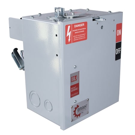 Brah Electric Bus Plug, 60 A, 600V, BEK; FVK, H, J, R, 3 Phase, 3 Wire with Ground BEK3606G
