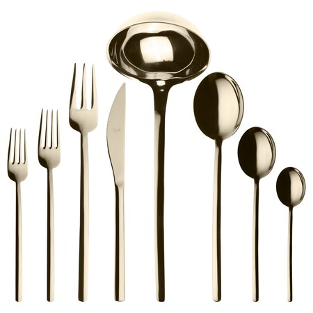 Mepra Due Flatware Set - 43 Pieces - Champagne 109222043