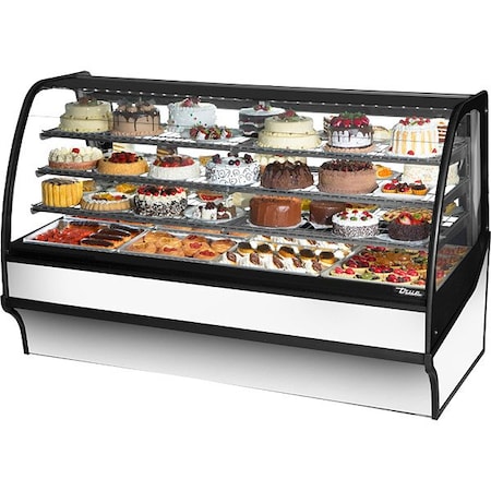 True Refrigeration Refrigerated Merchandiser, 49 1/8 in H TDM-R-77-GE/GE-S-W