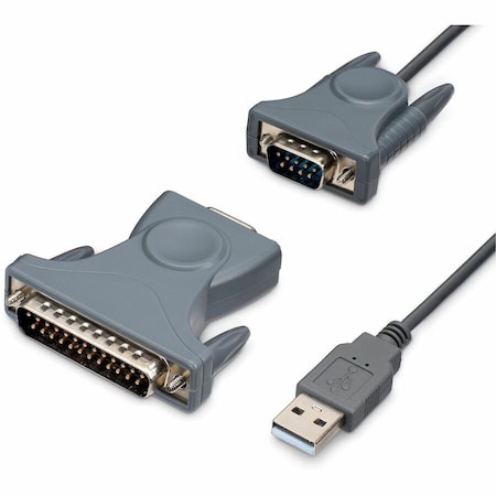 Startech.Com ADD AN RS232 SERIAL PORT TO A NOTEBOOK OR DESKTOP COMPUTER WITH THIS PLUG-AND PL ICUSB232DB25