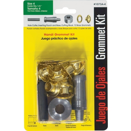 Lord & Hodge 1/2'' Brass Grommet Kit 1073A-4