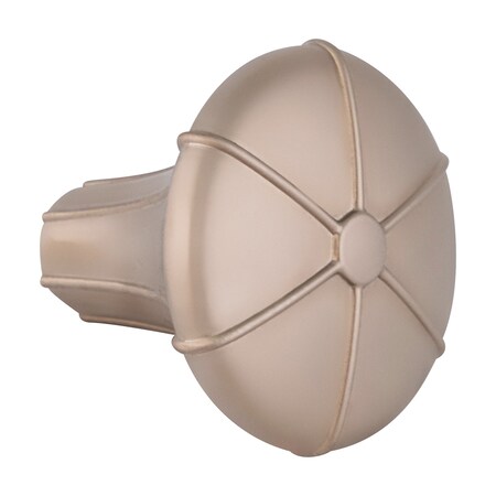 Brixwell Modern Decorative Cabinet Knob, 1-5/16 in Diameter, Satin Nickel Matte Finish BXB23242SN