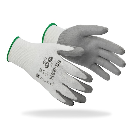 Tilsatec Glove, Comfort+  A3, PU coating, Size 6, P 53-3314-06-VP