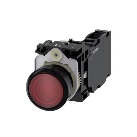 Siemens Illuminated pushbutton 22 mm 3SU1103-0AB20-1FA0-ZY10