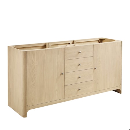 James Martin Vanities Gracyn 72 in. Double Vanity, Coastal Driftwood D125-V72-CSD