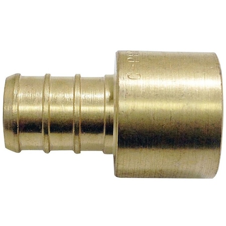 Apollo Valves Pipe Adapter, 1 in, PEX x Female Solder, Brass, 200 psi Pressure APXFSA11