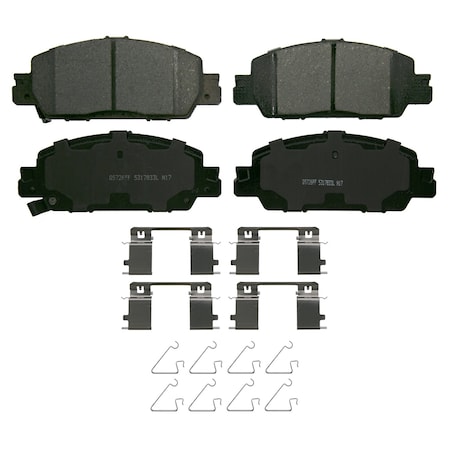 Wagner Brake QuickStop Front Disc Brake Pad Set Ceramic, ZD1860