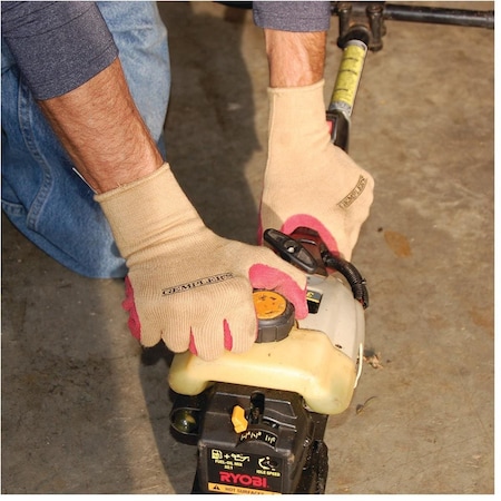 Gemplers Coated Gloves, Rubber, Red, XL 1 PR 109868-XL