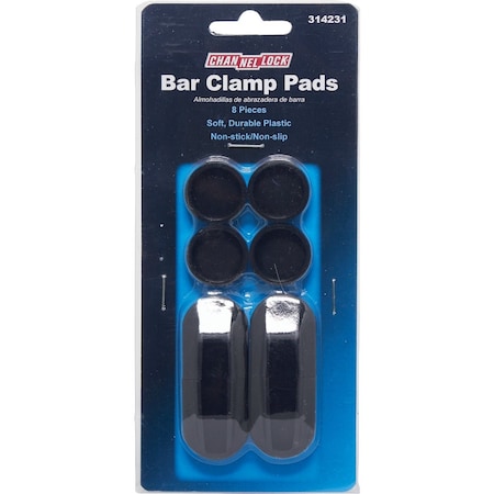 Channellock Bar Clamp Pads, 8PK 314231