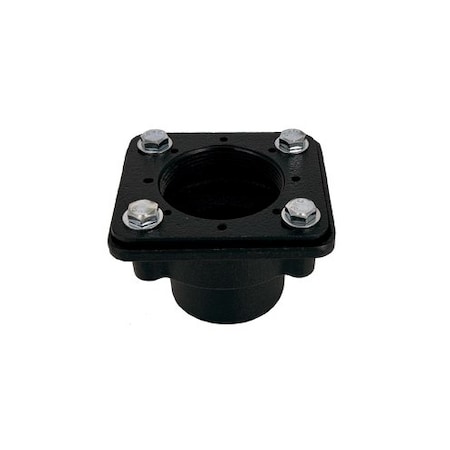Hansgrohe Rectangular Clamp Drain 2-Inch Cast Iron 05000645