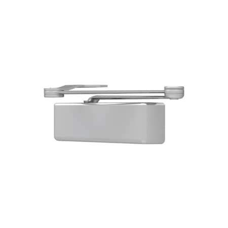Lcn Closers Heavy Duty Door Closer, Surface Mount, Extra Duty Arm, Left Hand, 689/AL Aluminum Powder Coat 4111-EDA-AL-LH