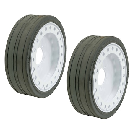 Mytee Products SkyJack Scissor Lift Tires 161890 16 x 5 x 12 - Brake, 2PK SL-SKY-16-5-12-BRAKEx2