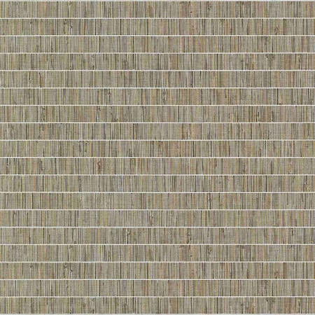 Warner Luz Brown Faux Grasscloth Wallpaper 2984-70018