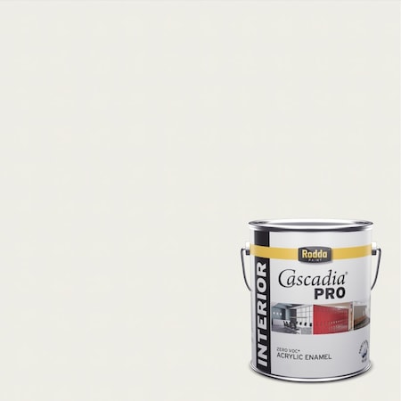 Rodda Paint Rodda Cascadia PRO Interior Paint and Primer in One, Satin, 1 Gallon, Cotton 4200011-CA014/Cotton
