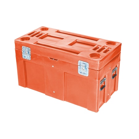 Myton Industries Bulk Ship Container, 10 cubic ft., 650lb. capacity, ORG SC-4524-1 ORANGE