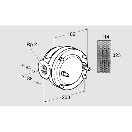 Honeywell Kromschroder FLTR, GAS, GFK 50R40 6 KS81940200