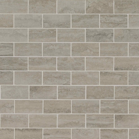 Ackland Linden Caballo 2 in. x 4 in. Polished Porcelain Mosaic Floor and Wall Tile (Mesh-Mounted), 8PK AKN-P-LICA2X4SWP-CA