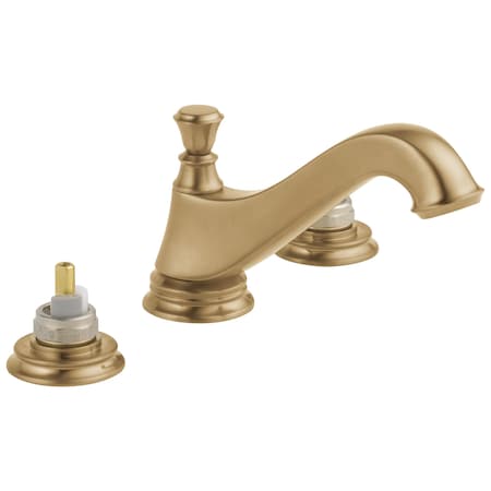 Delta 3-hole 6-16" installation Hole Widespread Lavatory Faucet, Champagne Bronze 3595LF-CZMPU-LHP