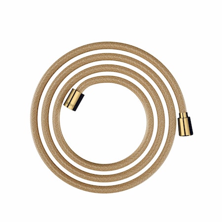 Axor Shower Solutions Textile Hose with Cylindrical and Conical Nut, 79" in Polished Gold Optic 28290990