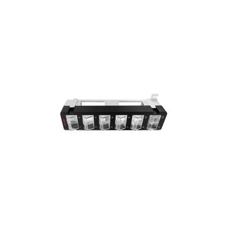 Cable Wholesale 12 Port Blank Keystone Patch Panel, with Wall Mounting Bracket, Swivel Ports S45-2012U