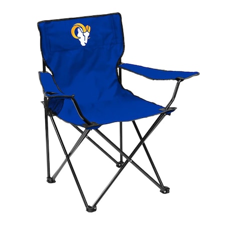 Logo Brands LA Rams Navy/White Game Quad Chair 629-13Q-1