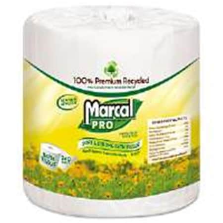 Marcal 3001 100 Percentage Premium Recycled Bathroom Tissue 48 Rolls Carton YYAZ-MRC3001