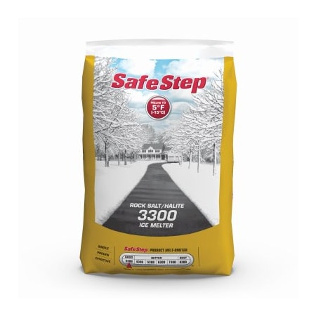 Safe Step ICE MELT ROCK SALT 25LB 806661