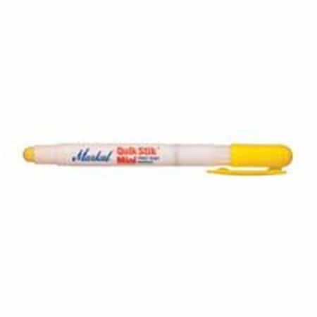 Markal Quik Stik Twist Solid Paint Marker Mini Yellow Bullet 434-61127