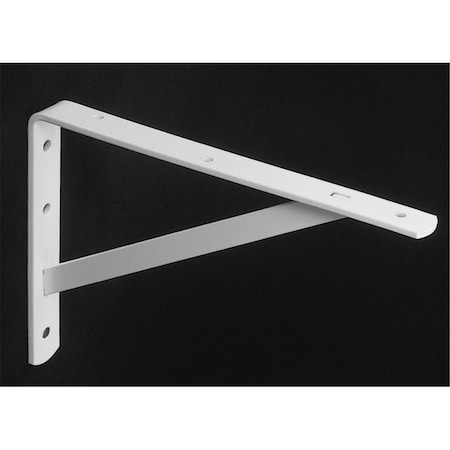 Knape & Vogt 12in. White Heavy Duty Shelf Brackets 208WH300, 10PK 29274122430