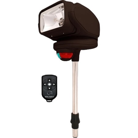 Golight Gobee Stanchion Mount w/Wireless Remote - Black 2151