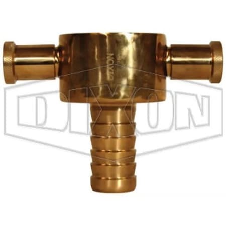 Dixon British Instantaneous Hose Shank, 2-1/2 in, FBRIT x Hose BIC250
