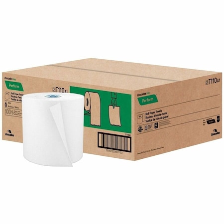 Cascades Pro Perform Hardwound Roll Towel White, PK6 T110
