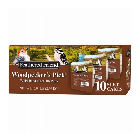 Global Harvest Foods 10PC Woodpecker Suet 14379