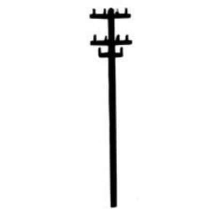 Plastruct 1-200 Telephone Poles, Brown PLS94853