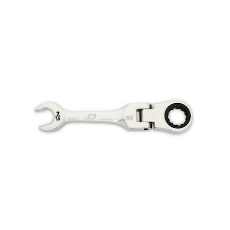 Gearwrench Stubby Flex Combination, 7/16 in, 12 Pt 86872