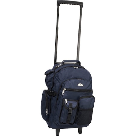 Everest Trading Everest 5045WH-NY 18.5 in. Deluxe Rolling Backpack 5045WH-NY