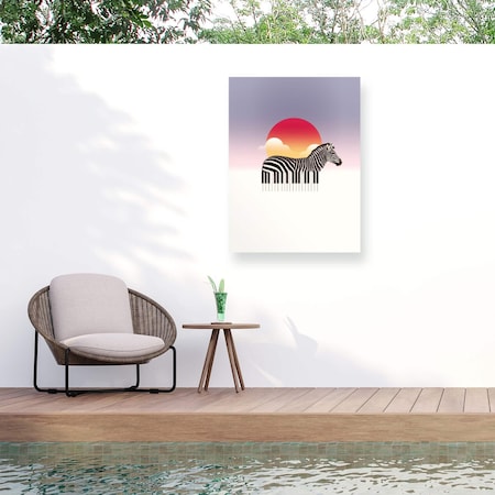 Trademark Fine Art Outdoor Canvas Art Ali Gulec zeyboard Wall Art for Patios, or Gardens GRL01266-OC3547WR