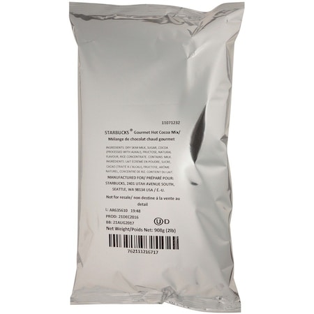 Starbucks Hot Cocoa, Gourmet, f/Serenade, 908 G, Silver, 6PK SBK12421284