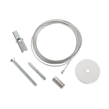Keystone Canopy Cover Non-Feed Kit, Drywall / Stud Mount | 2" Circular | White KT-LALED-2CC-1-NF-KIT