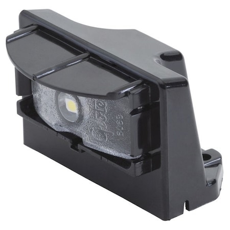 Grote Lighting MicroNova Multi-Volt LED License Light, 9-32V, Black, Clear Lens, Rectangular,  60701