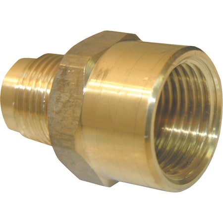 Westlake Pipe & Fittings 5/8'' Fx1/2'' M Brass Flare Adapter 17-5855