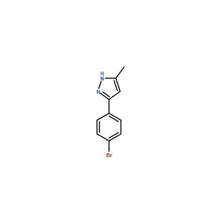 Ak Scientific 3-(4-Bromophenyl)-5-methyl-1H-pyrazole (250mg), CAS 145353-53-3 7179AA-250mg