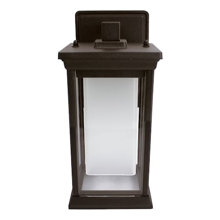Westgate 14in N1 LED OUTDOOR LANTERN WALL SCONCE 20W 30/40/50K FROSTED LENS ORB PHOTOCELL, 30K/40K/50K LRS-N1-MCT-P-ORB