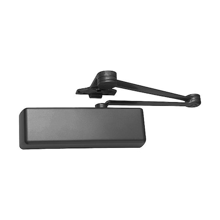 Lcn Door Closers, Non-Hold Open, Black, Left-Handed 4111-CUSH LH 693